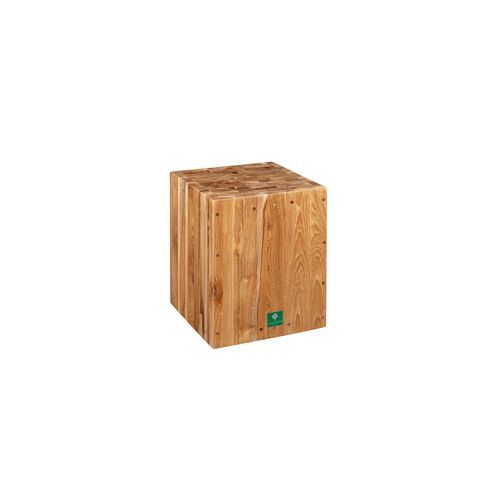 Teak Cube Stool