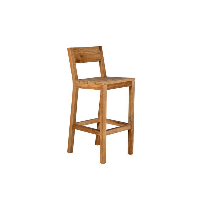 Teak Outdoor Bar Chair