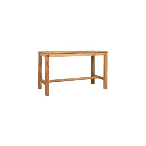 Teak Outdoor Rectangular Bar Leaner Table 180 X 75 X 105cm