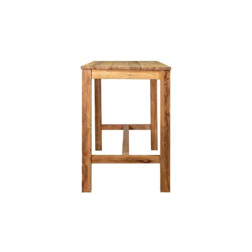 Teak Outdoor Rectangular Bar Leaner Table 180 X 75 X 105cm