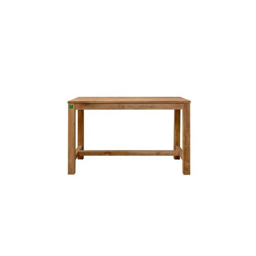 Teak Rectangular Counter Height Table
