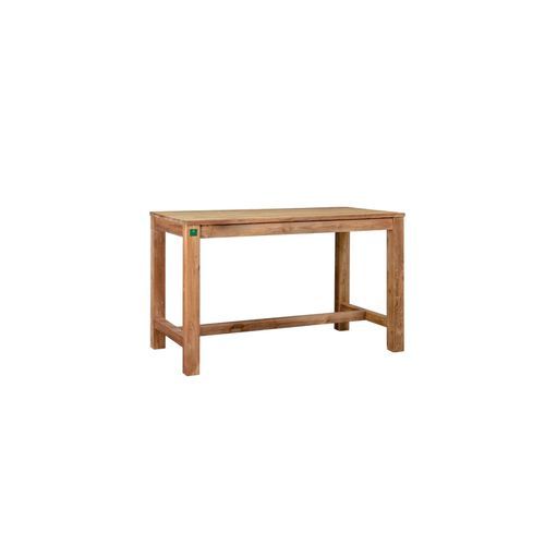 Teak Rectangular Counter Height Table