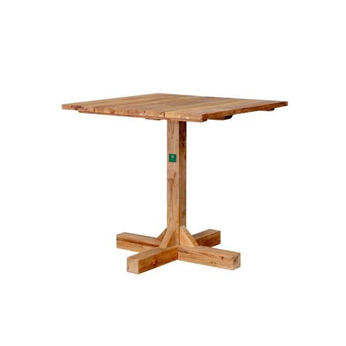 Teak Outdoor Square Bistro Table 80cm