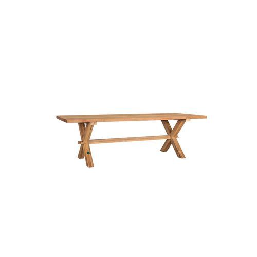 Sovereign Teak X-leg Table - 300 X 100cm