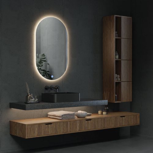 Eclipse Titan LED Mirror With Demister 600x1000mm