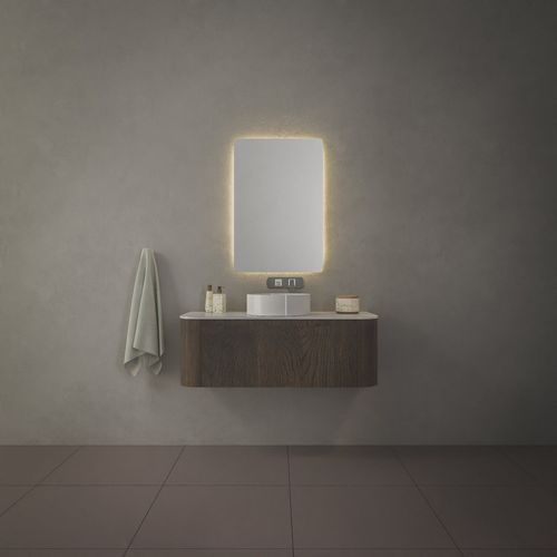 Curved Tondo 1200 Single Drawer Wall Hung Vanity - 7 Colours