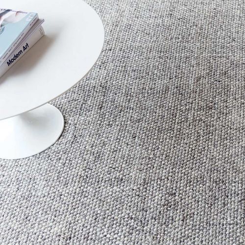 Tribe Home Skagen Rug - Silver | Wool and Viscose Blend