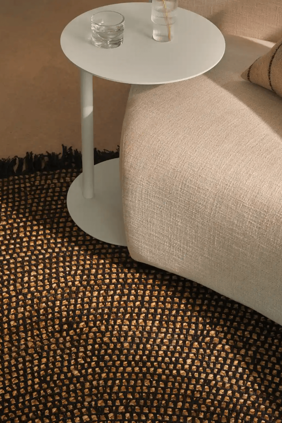 Tribe Home Reef Rug - Black | Round