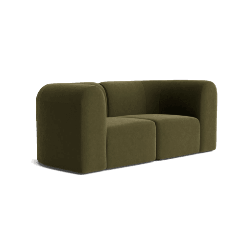 Berg 2 Seater Sofa - Eden Leaf