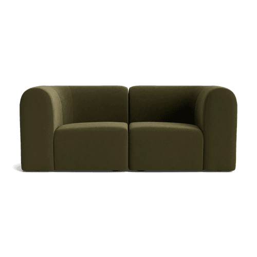 Berg 2 Seater Sofa - Eden Leaf