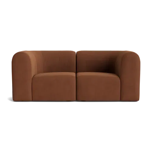 Berg 2 Seater Sofa - Corduroy Cocoa