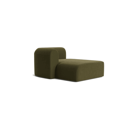 Berg Left Chaise Module - Eden Leaf