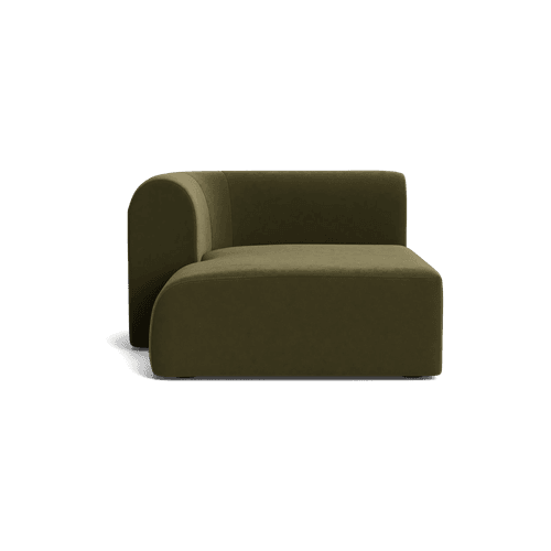 Berg Left Chaise Module - Eden Leaf