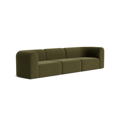 Berg 4 Seater Sofa - Eden Leaf