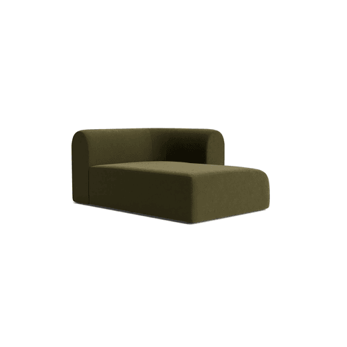 Berg Right Chaise Module - Eden Leaf