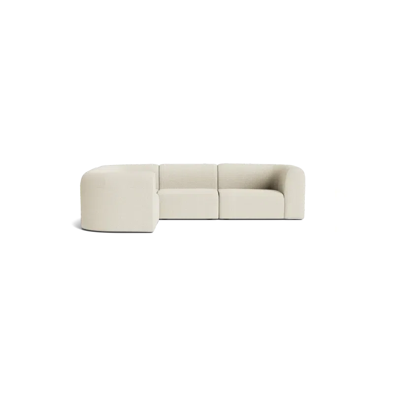 Berg LHF Closed Chaise Sofa - Copenhagen Grey