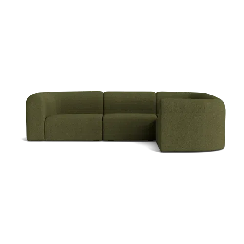Berg RHF Closed Chaise Sofa - Copenhagen Forest