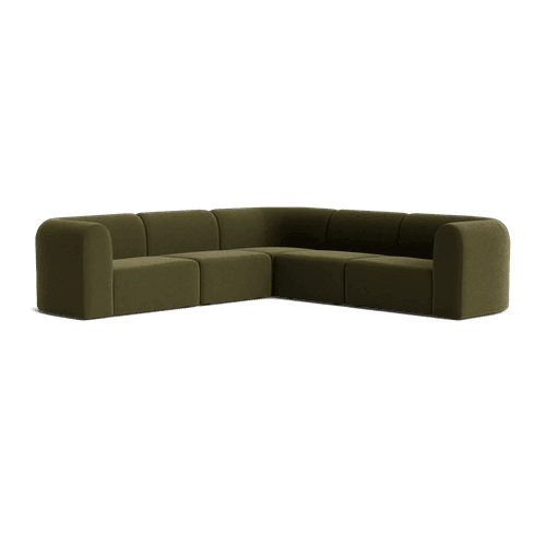 Berg Corner Sofa - Eden Leaf