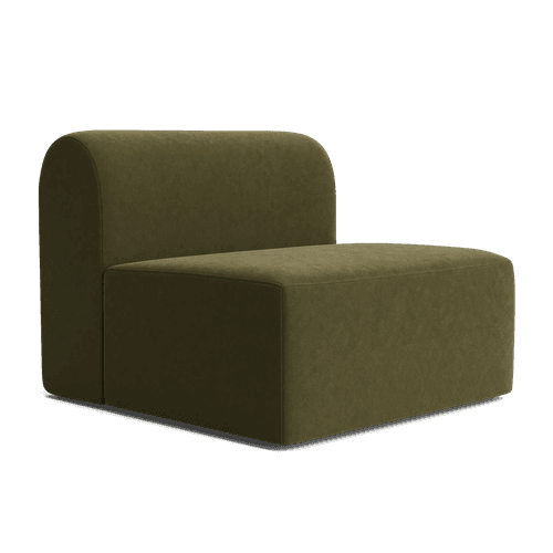 Berg Armless Middle Module - Eden Leaf