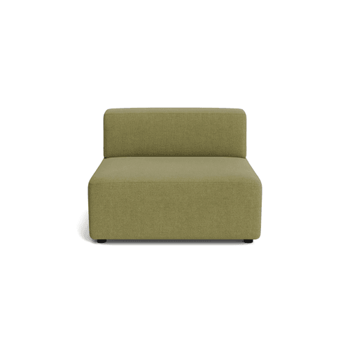 Stretch Armless Middle Module - Fossil Eucalyptus