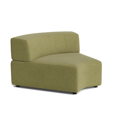Stretch Angled Corner Module - Fossil Eucalyptus