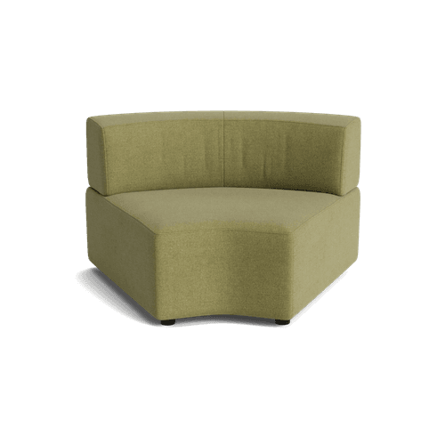 Stretch Angled Corner Module - Fossil Eucalyptus