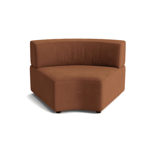Stretch Angled Corner Module - Corduroy Cocoa