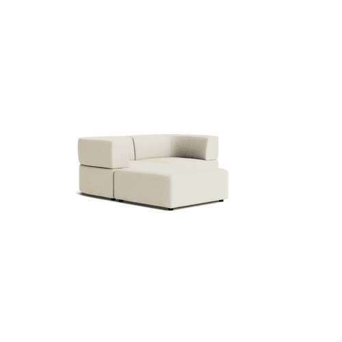 Stretch 3 Seater Chaise Sofa - Copenhagen Grey