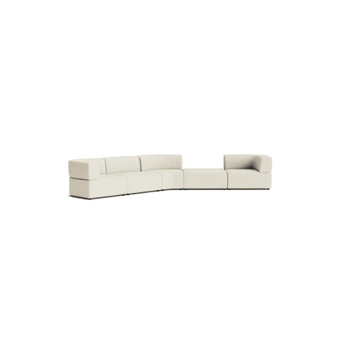 Stretch Large Angled Gap Sofa - Copenhagen Grey