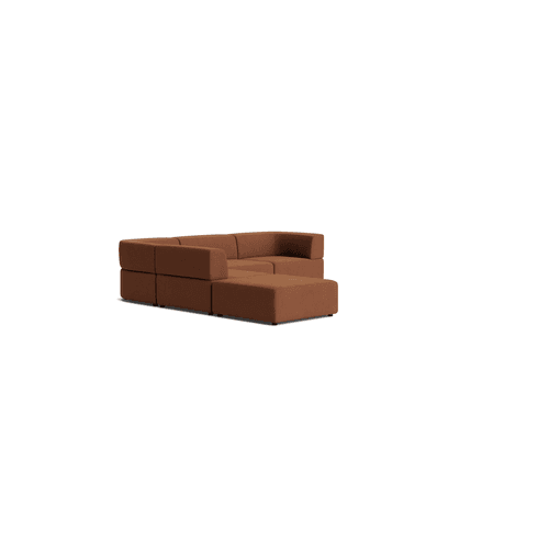 Stretch Open Corner Sofa - Corduroy Cocoa