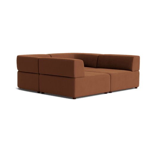 Stretch Pit Sofa - Corduroy Cocoa