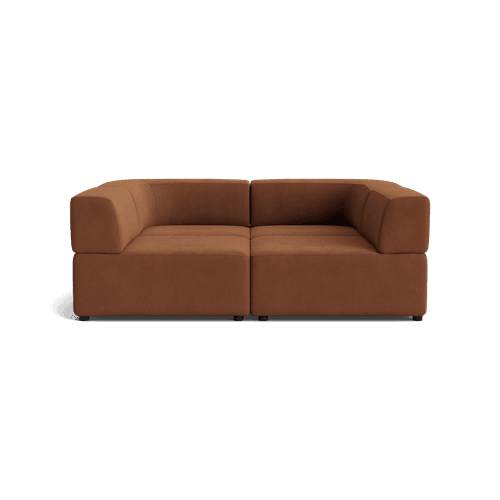 Stretch Pit Sofa - Corduroy Cocoa