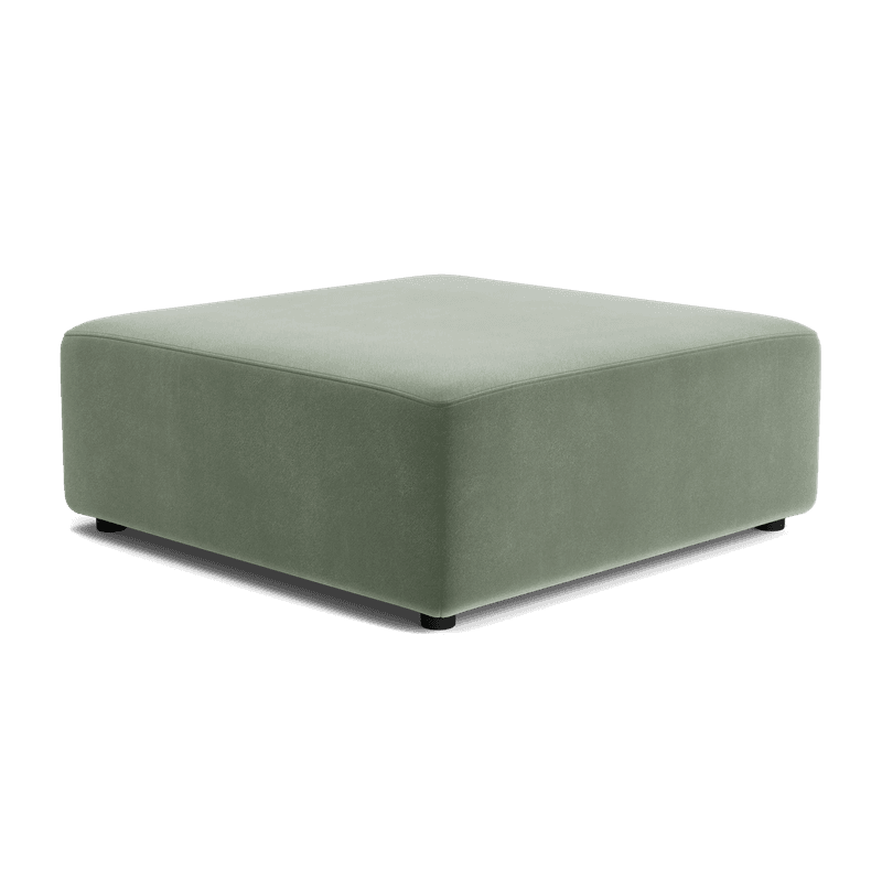 Stretch Ottoman - Opal Ocean