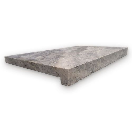 Silver Travertine Coping