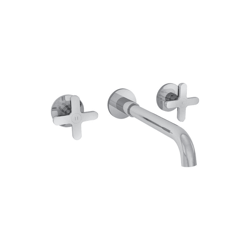 Icona Classic 3 Hole Wall Mount Basin Mixer