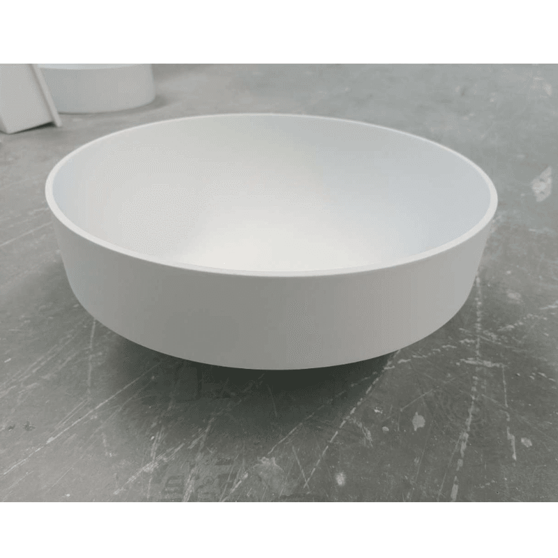 Round Semi-recessed Basin 400mm 'Tui'
