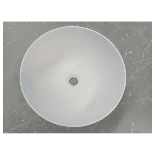 Round Semi-recessed Basin 400mm 'Tui'