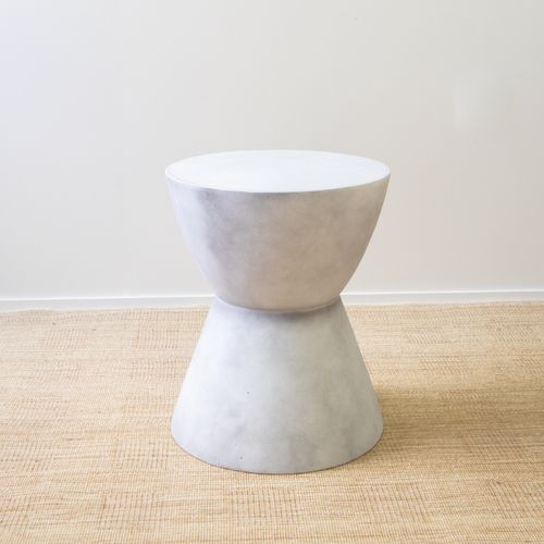Westside Round Accent Table- Stone