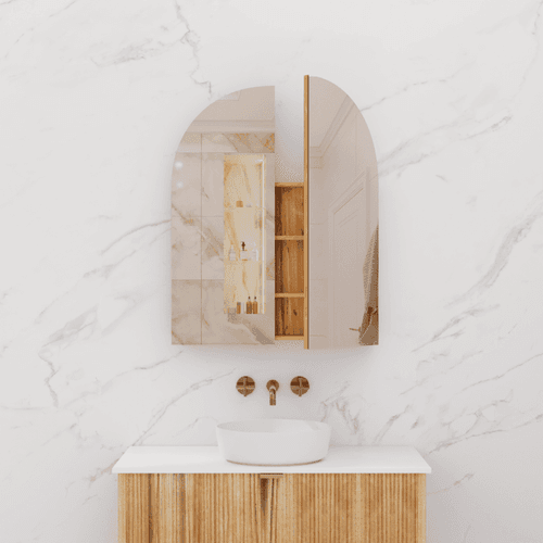 Fifth Avenue Arka Shaving Cabinet - Blackbutt