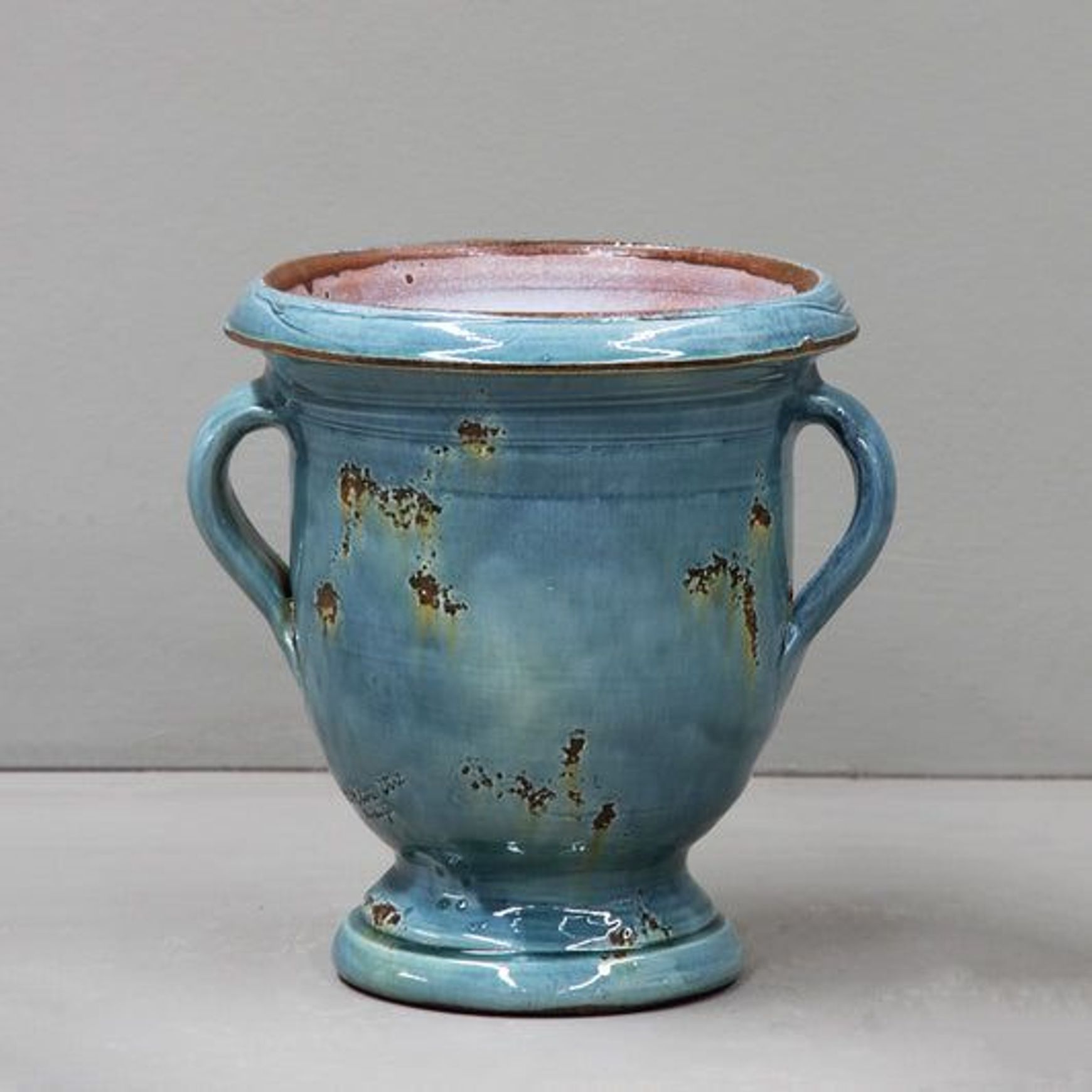 Le Chene Vert Anduze Antique Two Handle Jar