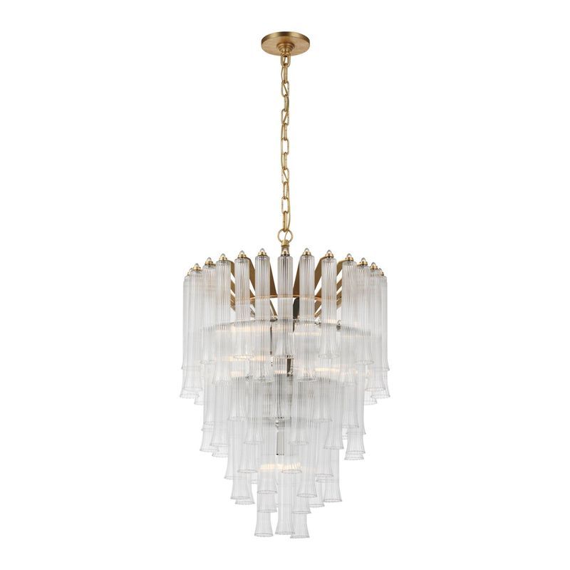 Visual Comfort Julie Neill Lorelei Small Waterfall Chandelier