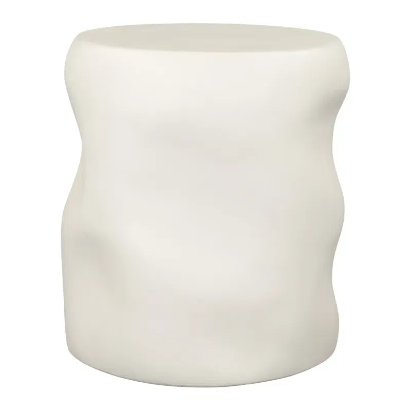 Rhodes Outdoor Side Table - White