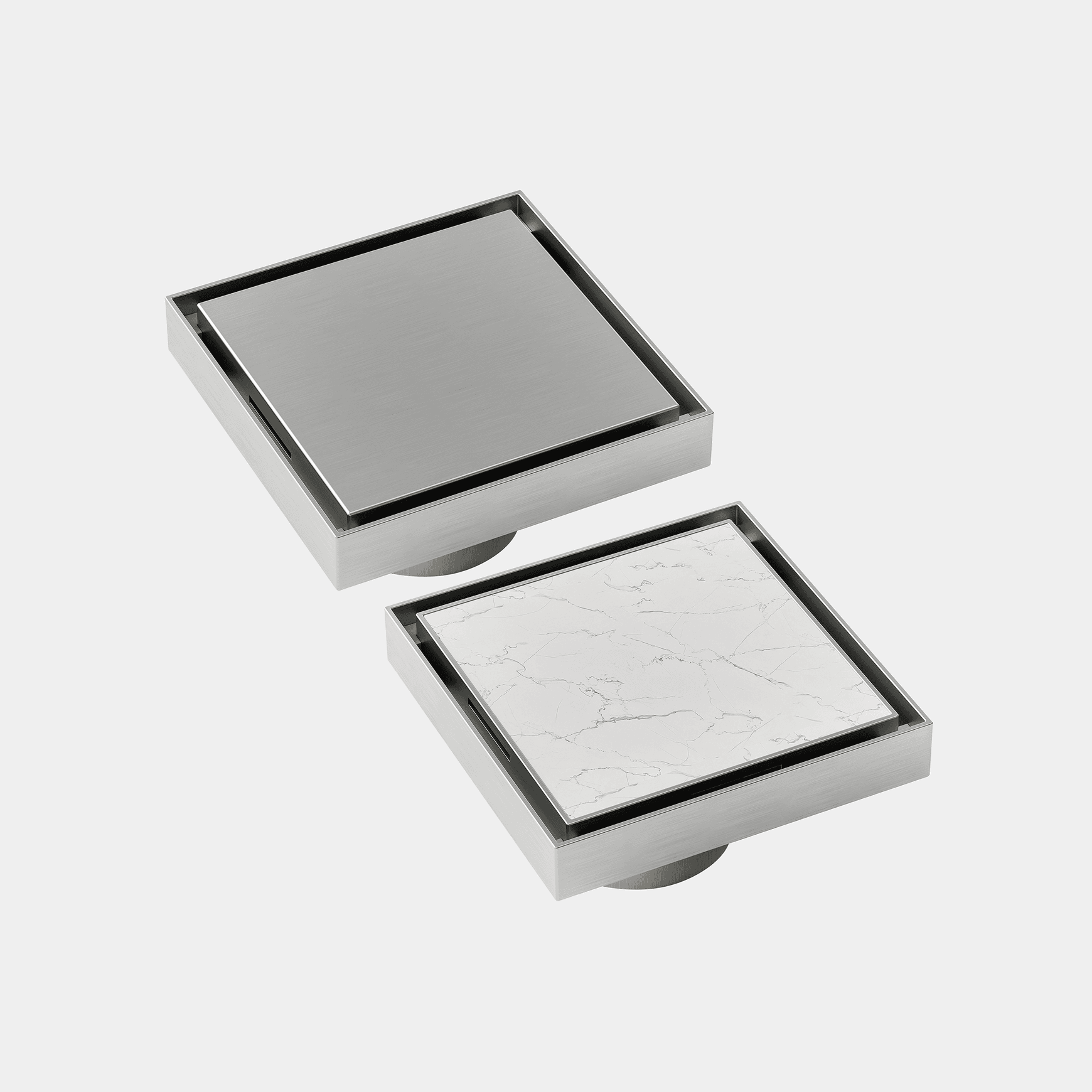 Versa Square Tiled Shower Waste & Full Undermount Kit