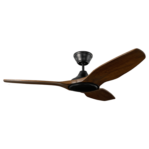 Milano Valor Matt Black | Dark Walnut Blade - No Light