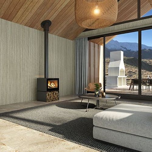 VisionLINE Phoenix Slow Combustion Fireplace