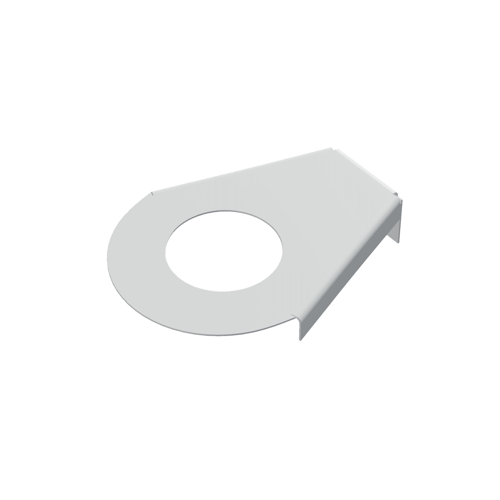 Wall Hung Basin Bracket White