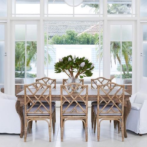 Chippendale Rattan Dining Chair