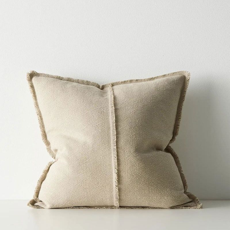 Weave Home Adela Cushion - Cashmere  | Linen Blend