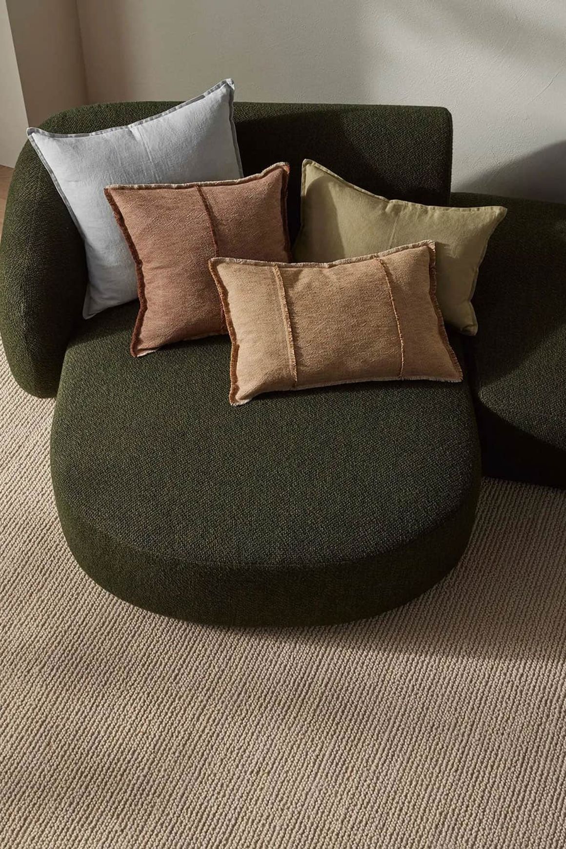 Weave Home Adela Cushion - Desert | Linen Blend