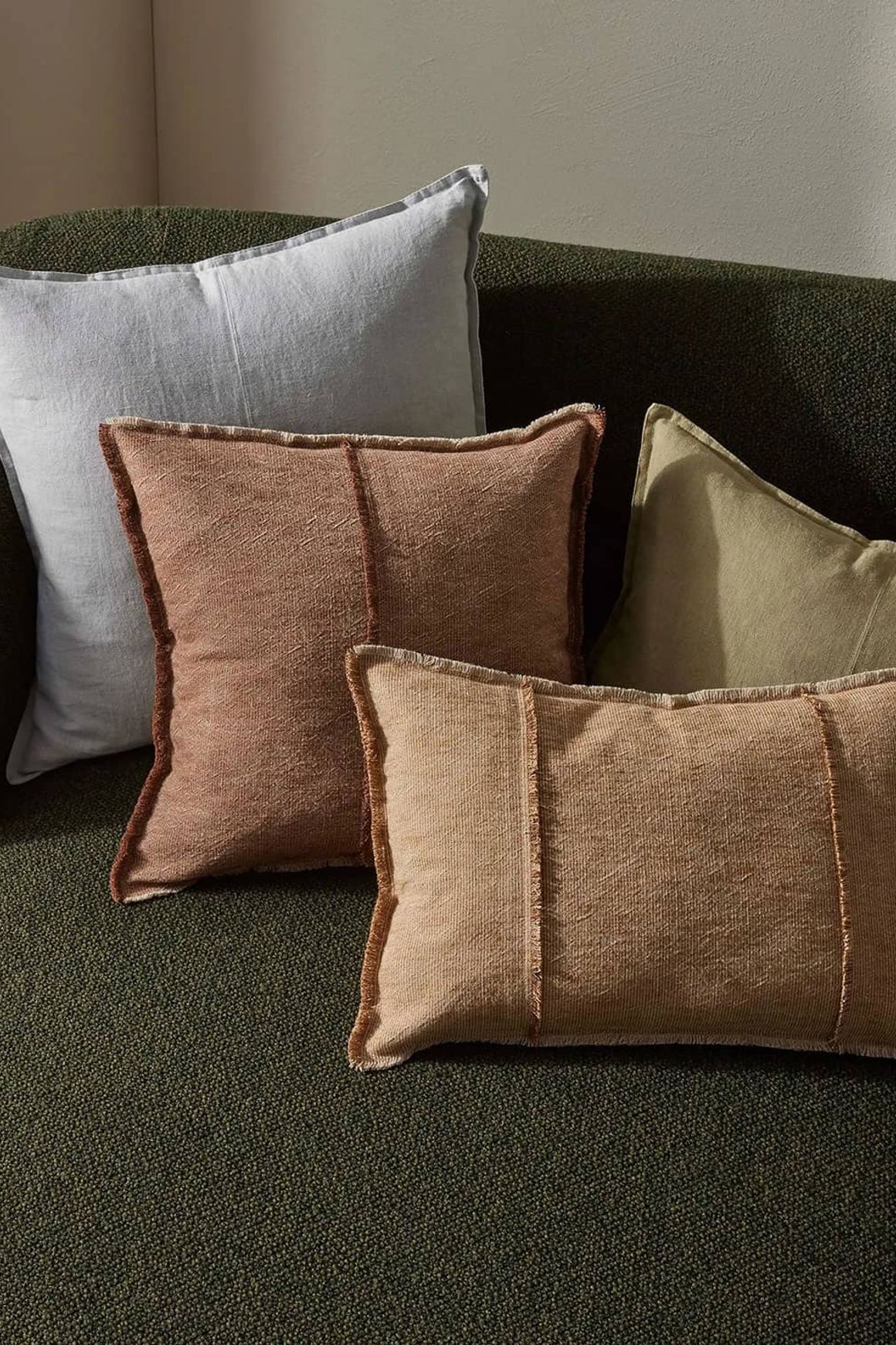 Weave Home Adela Cushion - Desert | Linen Blend